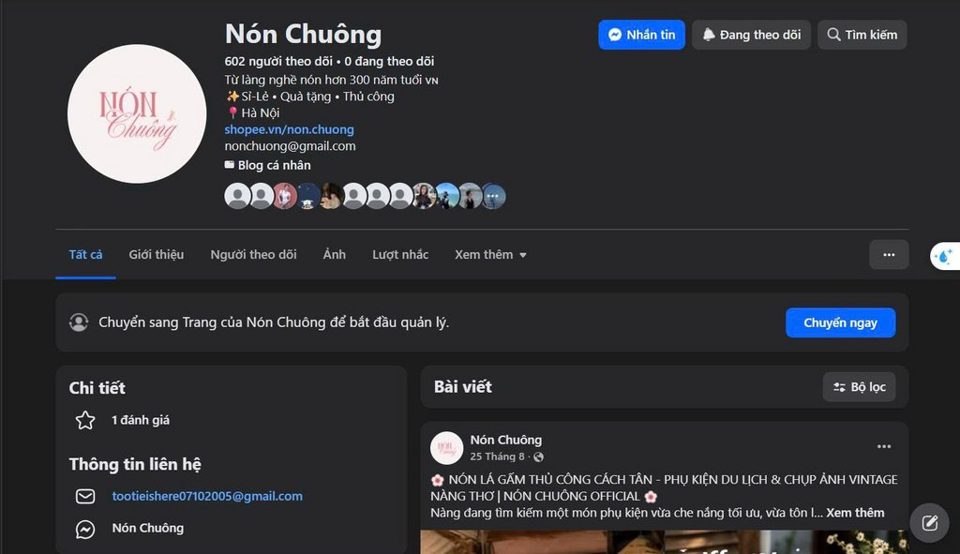 NÓN CHUÔNG